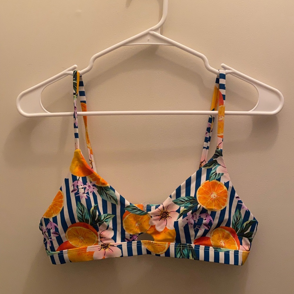 Patterned Bikini Top